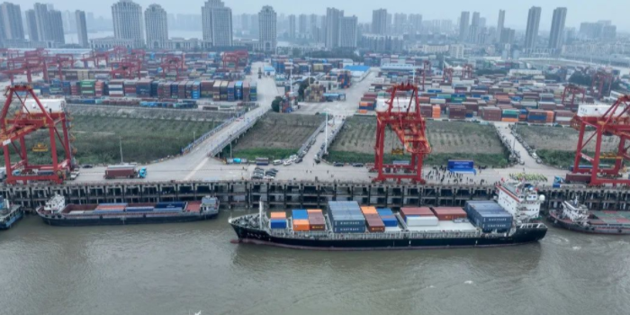 大运河宿迁段运量增长8%，江阴港海铁联运破6万标箱